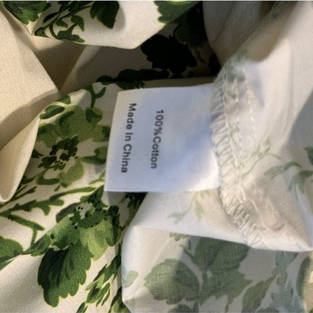 Tuckernuck NEW Limelight Bouquet Mariana Ruffle Formal Green Midi Dress Size S - Picture 11 of 11